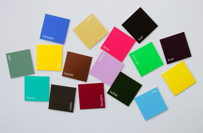 Colour-swatches